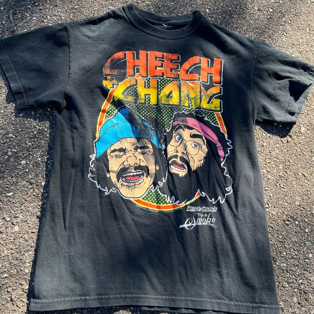 Cheech and Chong up in smoke movie promo shirt